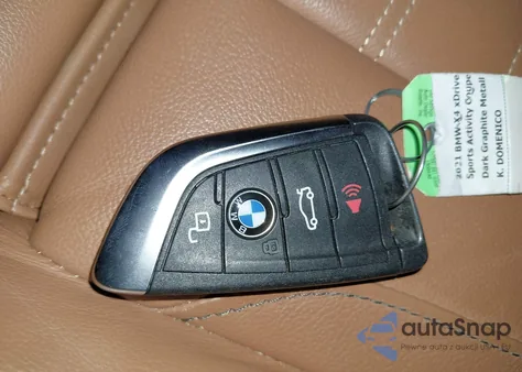 2021 BMW X4 xDrive30I z USA, uszkodzony, nr VIN 5UX2V1C04M9D87148